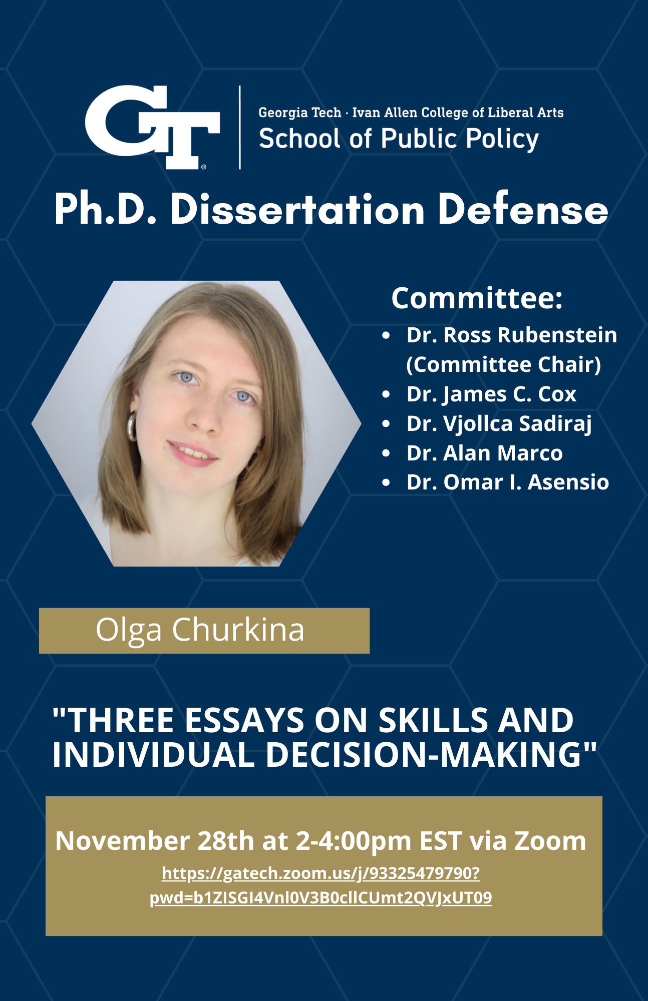 dissertation defense gatech